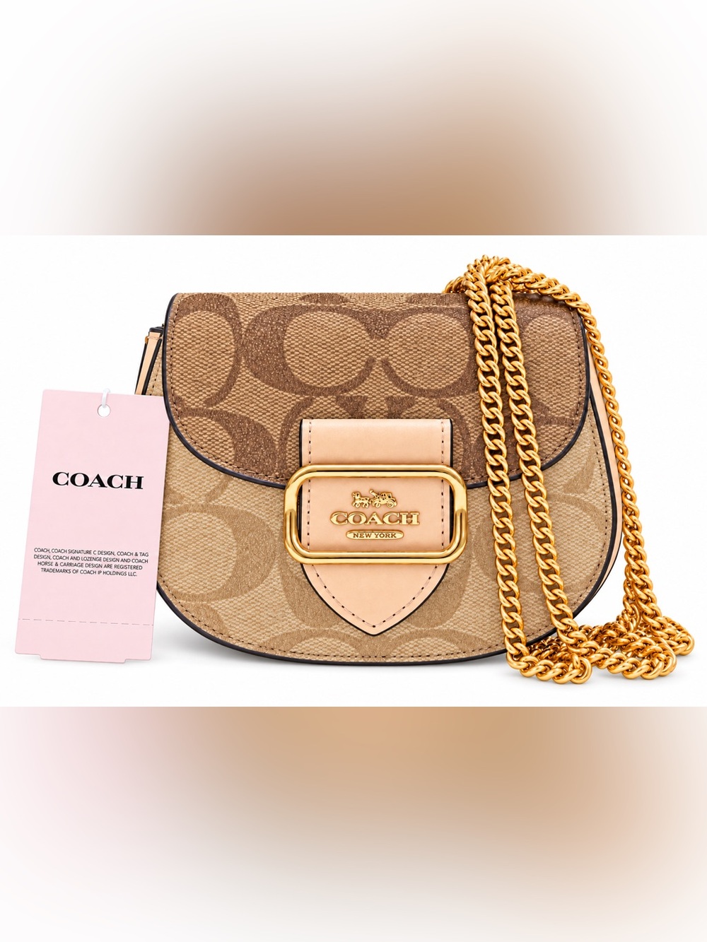Coach Morgan Cardcase w/ Chain NWT